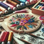 techniques et inspirations pour débutants en broderie moderne